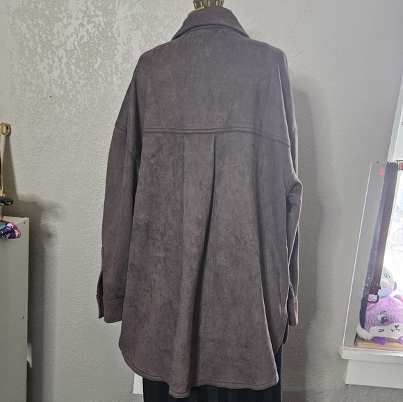 Truth by Republic faux leather button up large - Picture 4 of 6